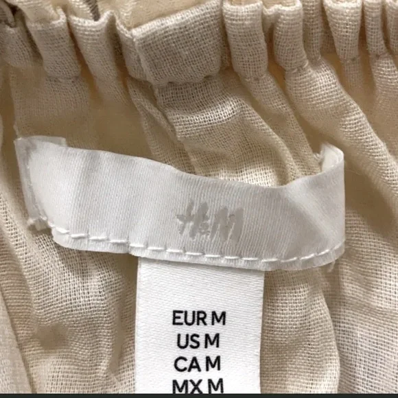 H&M Lyocell-blend flounced dress-worn once - Picture 7 of 13